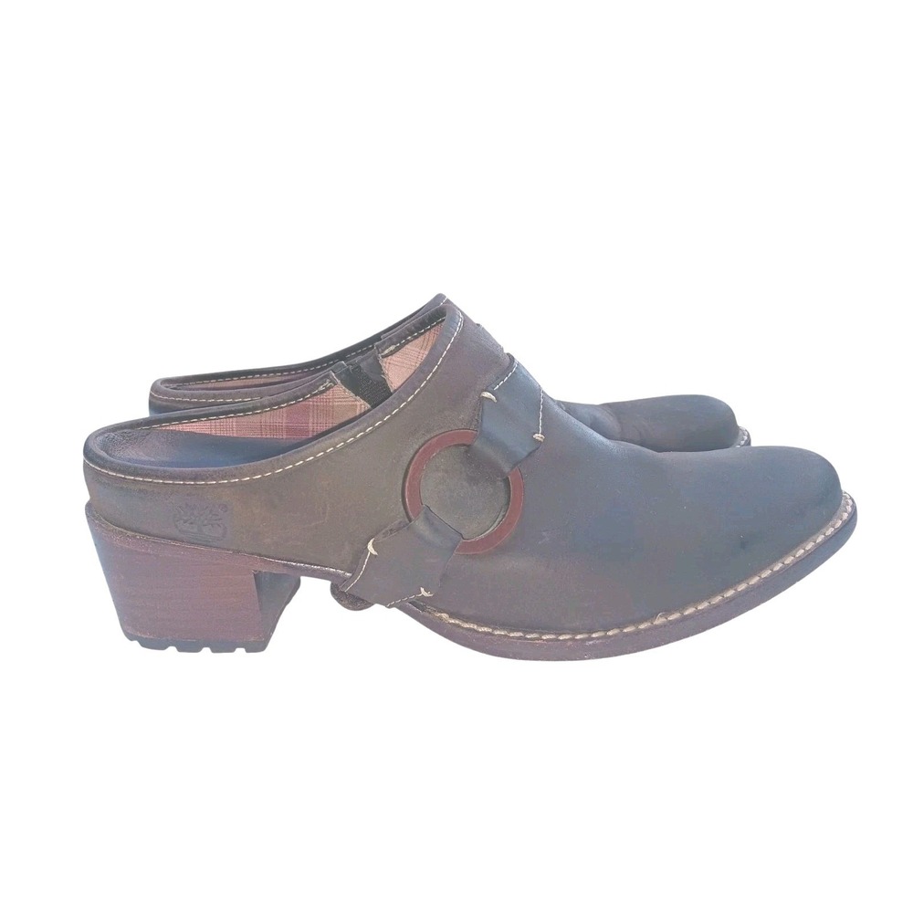 TIMBERLAND Brown Nubuck Leather Western Style shoes 67329 Women's size 7.5 M